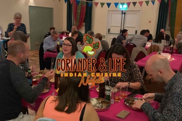 Indian Night Coriander Lime April 2022 North Wootton Village Hall Kings Lynn Norfolk Event