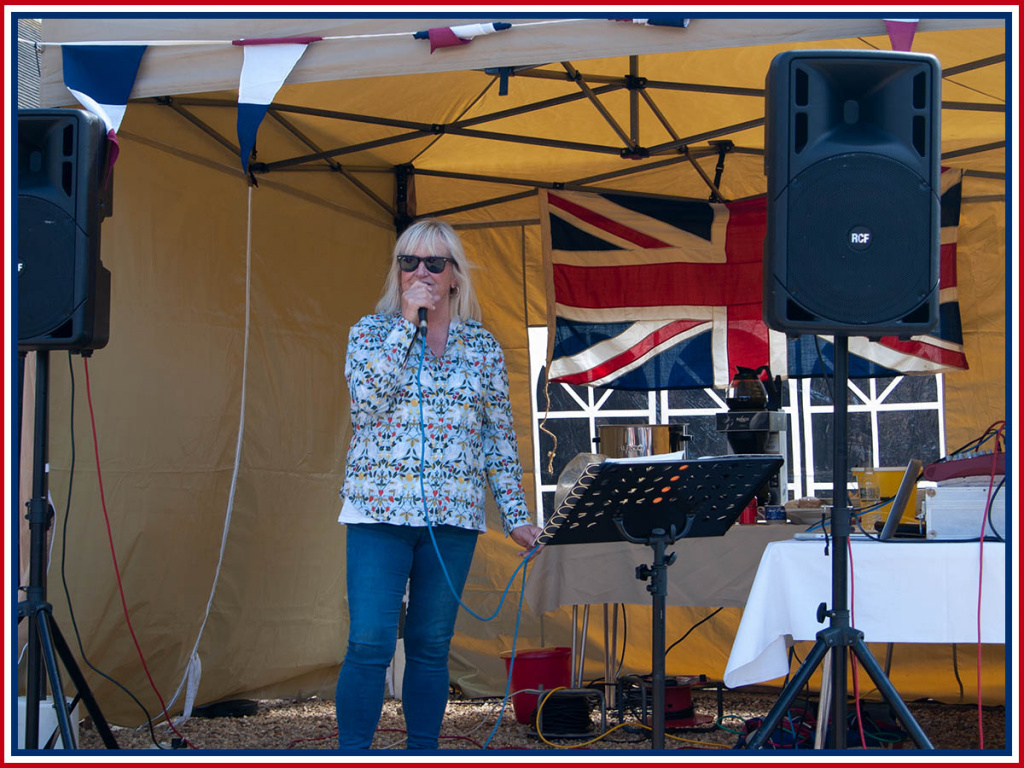 Coronation Big Lunch King Charles III Coronation Party Live Music from Claire Scollay and Eddie Seales Big Band North Wootton Village Hall Kings Lynn Norfolk May 2023