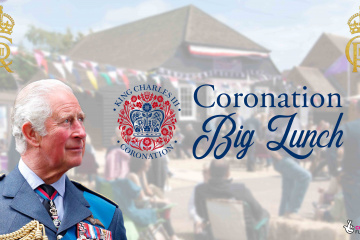 Coronation Big Lunch King Charles III Coronation Party North Wootton Village Hall Kings Lynn Norfolk May 2023