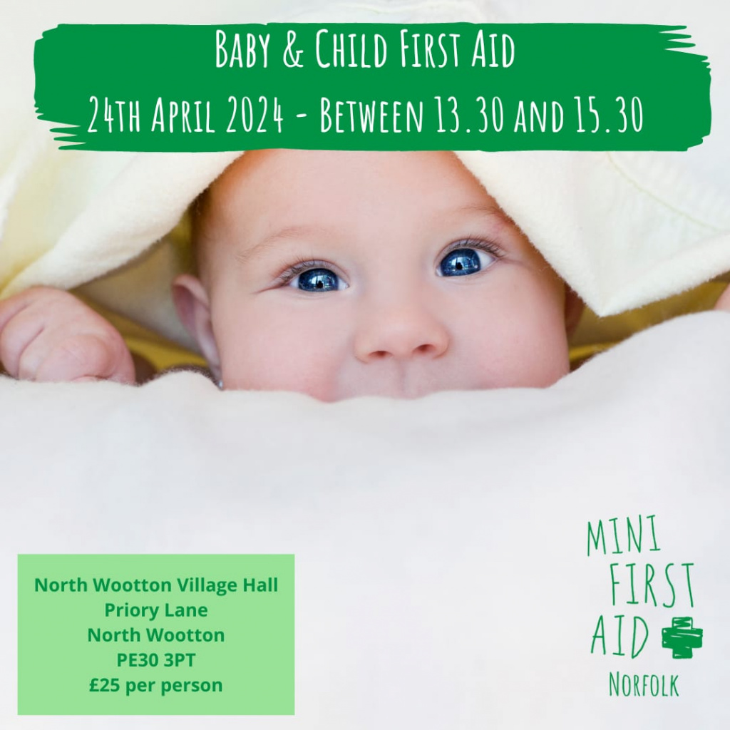 Mini First Aid Norfolk Classes North Wootton Village Hall
